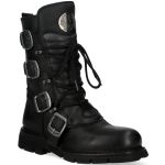 Black Itali and Nomada Leather New Rock Heritage Boots