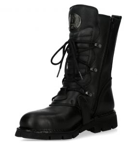 Black Itali and Nomada Leather New Rock Heritage Boots