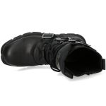 Bottes New Rock Heritage en Cuirs Itali et Nomada Noirs