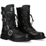 Black Itali and Nomada Leather New Rock Heritage Boots