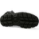 Black Itali and Nomada Leather New Rock Metallic Boots