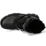 Bottes New Rock Metallic en Cuir Itali et Nomada Noirs
