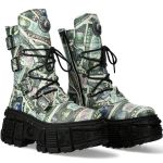 One Dollar New Rock Tank Platform Boots