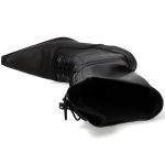 Black Itali Leather New Rock Malicia High Boots