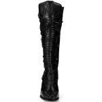 Black Itali and Nomada Leather New Rock Malicia High Boots