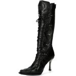 Black Itali and Nomada Leather New Rock Malicia High Boots