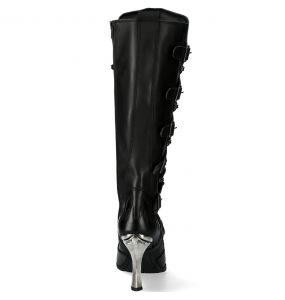 Black Itali and Nomada Leather New Rock Malicia High Boots