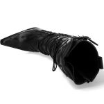 Black Itali and Nomada Leather New Rock Malicia High Boots