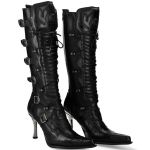 Black Itali and Nomada Leather New Rock Malicia High Boots