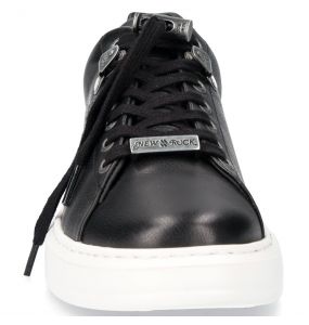 Chaussures New Rock Pisa en Cuir Luxor Noir