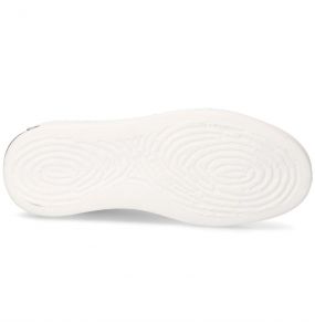 Black Leather New Rock Pisa High-Top Shoes with White Soles