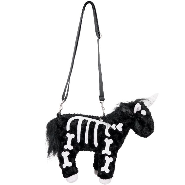 Sac 'Dead Unicorn' Noir et Blanc