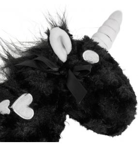 Black and White 'Dead Unicorn' Bag