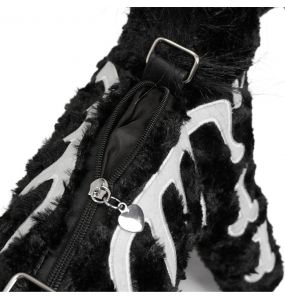 Black and White 'Dead Unicorn' Bag