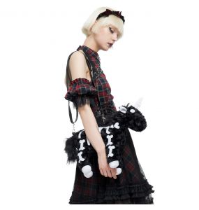 Black and White 'Dead Unicorn' Bag