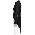 Black 'Eraric' Gothic Style Tailcoat Jacket