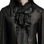 Black Victorian Style 'Eraric' Shirt