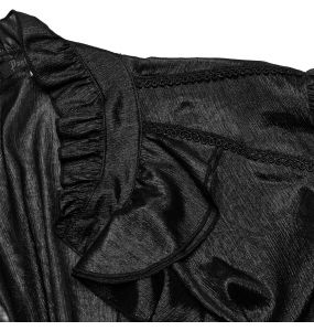 Black Victorian Style 'Eraric' Shirt