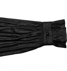 Chemise Victorienne 'Eraric' Noire