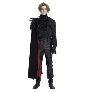 Black and Red 'Privateer' Male's Cape