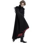 Black and Red 'Privateer' Male's Cloak