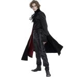 Cape pour Hommes 'Privateer' Noire et Rouge