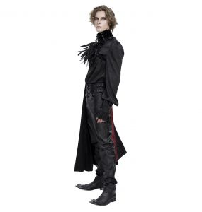 Black and Red 'Privateer' Male's Cloak