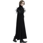 Cape pour Hommes 'Privateer' Noire et Rouge
