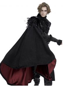 Black and Red 'Privateer' Male's Cloak