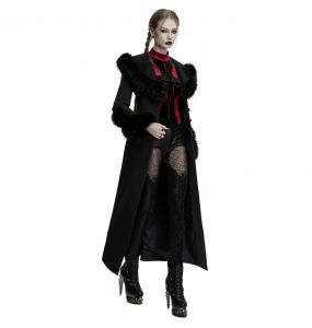 Black 'Anastasia' Black 2-In-1 Coat Jacket