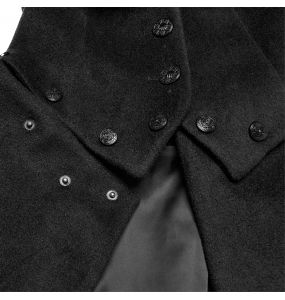 Black 'Anastasia' Black 2-In-1 Coat Jacket