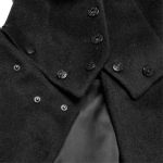 Black 'Anastasia' Black 2-In-1 Coat Jacket