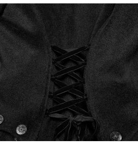 Black 'Anastasia' Black 2-In-1 Coat Jacket