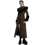 Brown and Black 'Anastasia' Black 2-In-1 Coat Jacket