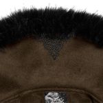 Brown and Black 'Anastasia' Black 2-In-1 Coat Jacket