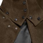 Brown and Black 'Anastasia' Black 2-In-1 Coat Jacket