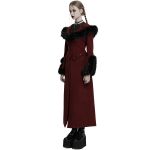 Manteau Veste Deux-En-Un 'Anastasia' Rouge et Noir