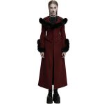 Manteau Veste Deux-En-Un 'Anastasia' Rouge et Noir
