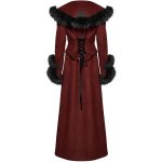 Manteau Veste Deux-En-Un 'Anastasia' Rouge et Noir