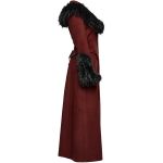 Manteau Veste Deux-En-Un 'Anastasia' Rouge et Noir