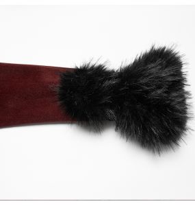 Red and Black 'Anastasia' Black 2-In-1 Coat Jacket