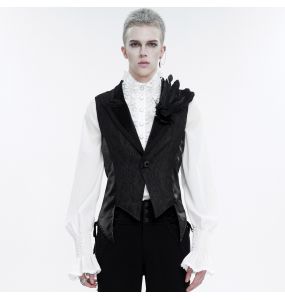 Gilet Queue de Pie 'Edgar' Noir et Gris
