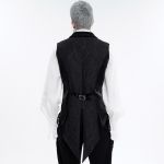 Black and Gray 'Edgar' Tailcoat