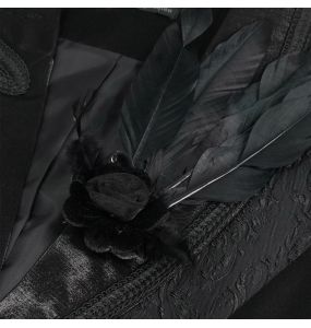 Black and Gray 'Edgar' Tailcoat