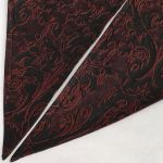 Black and Burgundy 'Edgar' Tailcoat