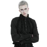 Black 'Edgar' Victorian Shirt