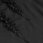 Chemise Victorienne 'Edgar' en Mousseline Noire