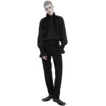 Black 'Edgar' Victorian Shirt