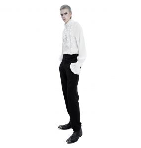 Black 'Thidrek' Victorian Pants