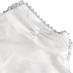 Chemise Victorienne 'Edgar' en Mousseline Blanche